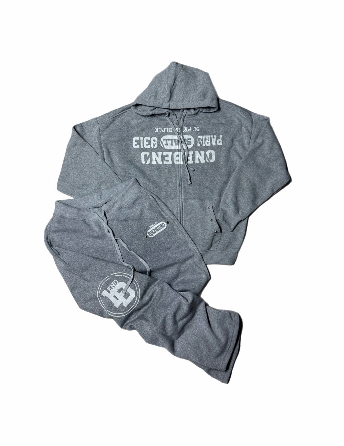 Cool Grey (OneBeno Reverse) Sweatsuit